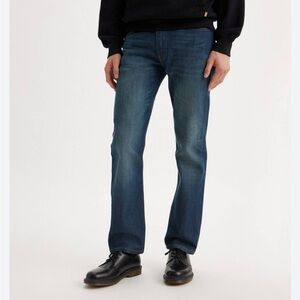 * NEW Levi's Dark Blue Straight Jeans Size 36x34